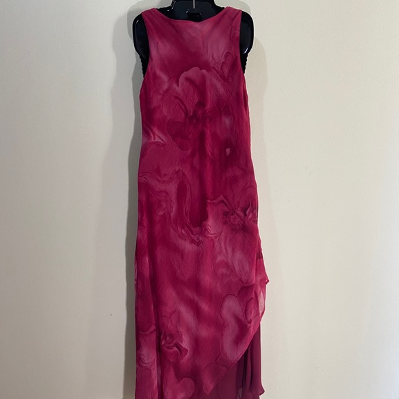 Mlle Gabriel Burgundy Color Sleeveless Dress 10 - Picture 2 of 7